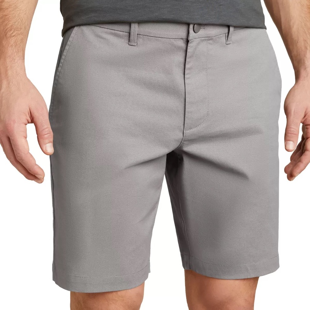 English Laundry Men's Abbot Short Chino Shorts Grey 40 9 inch Inseam Straight